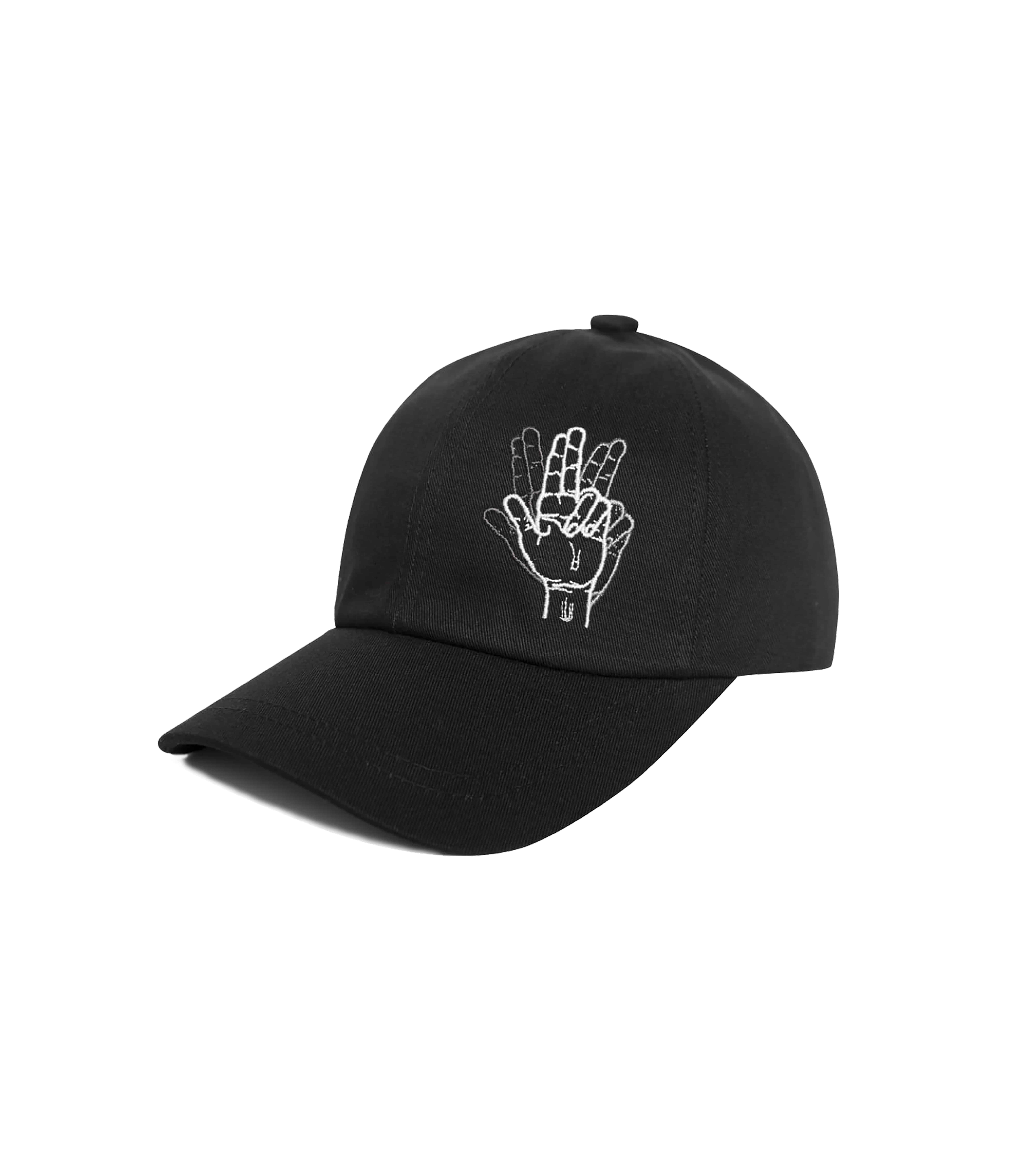 VIBRATEKIDS - REMOTE HAND LOGO BALL CAP (BLACK)