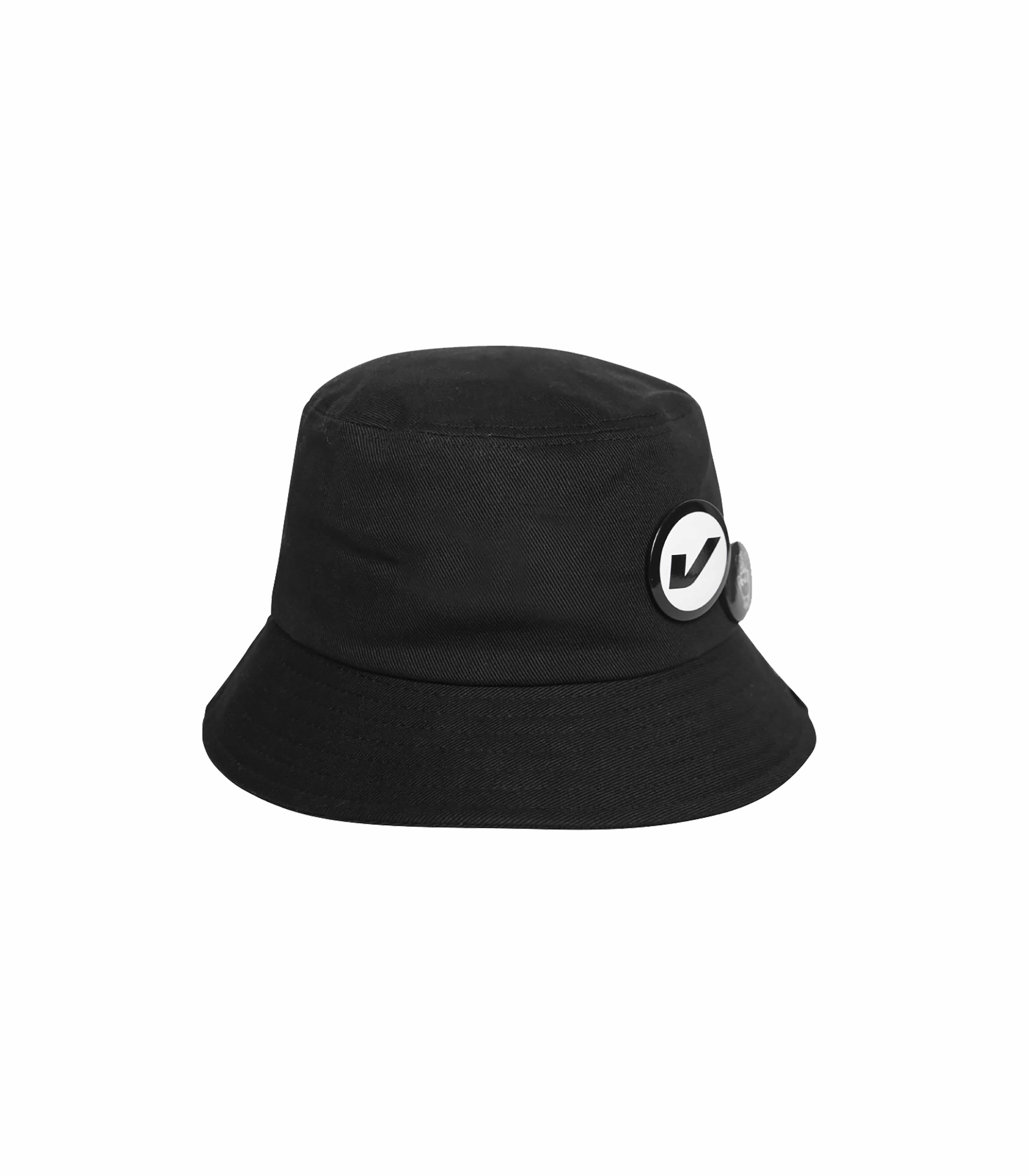 VIBRATEKIDS - CIRCLE BUCKET HAT (BLACK)