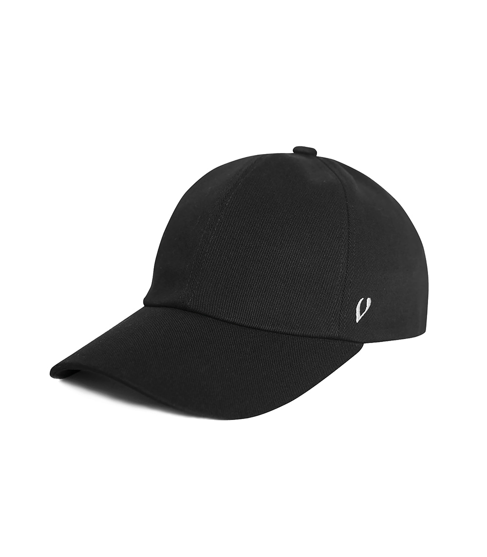 BLACK LINE - COTTON BALL CAP (BLACK)
