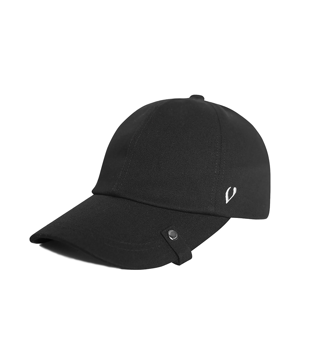 CIGARETTE HOLDER BALL CAP (BLACK)
