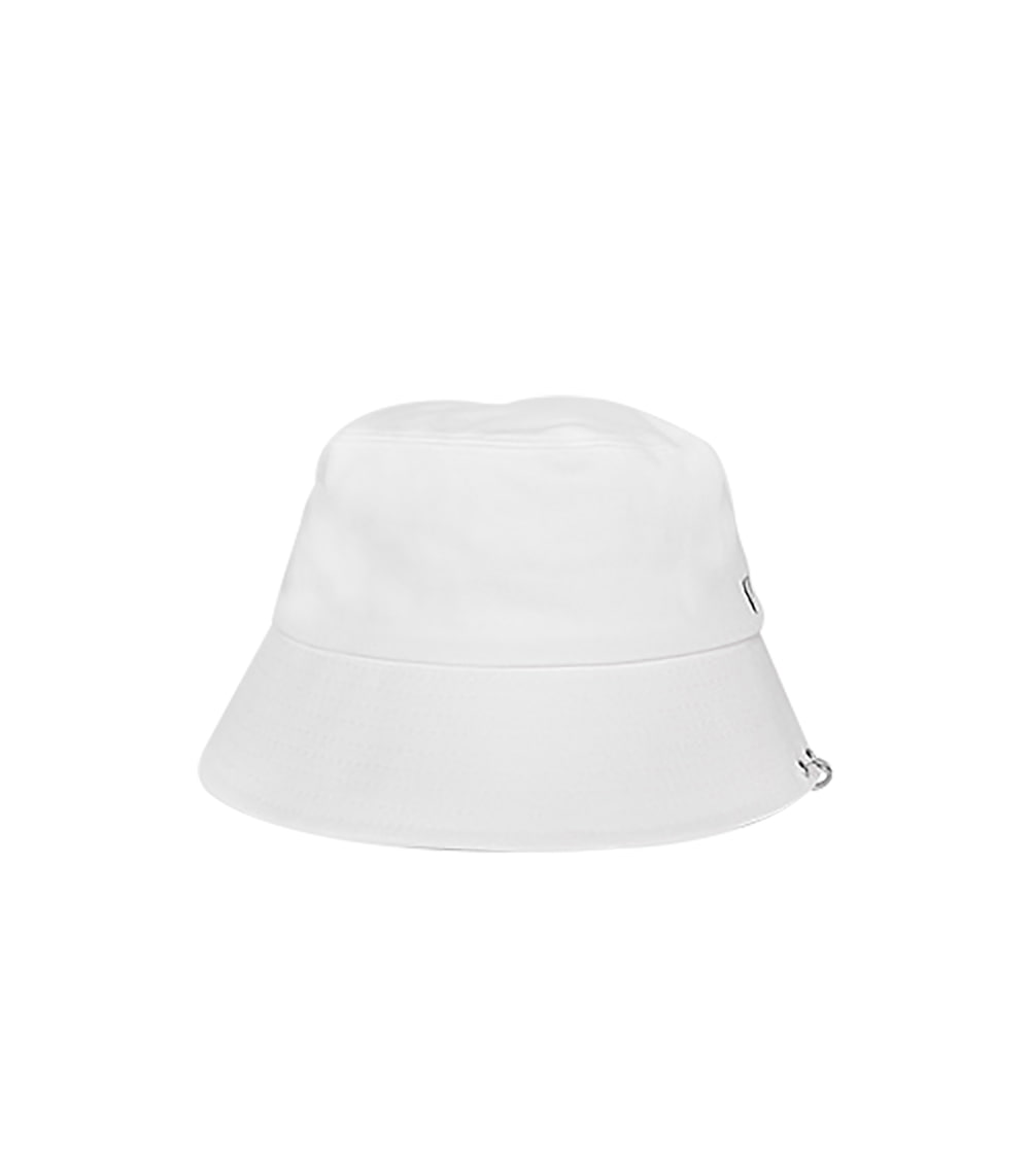 TWIN RING BUCKET HAT (WHITE)