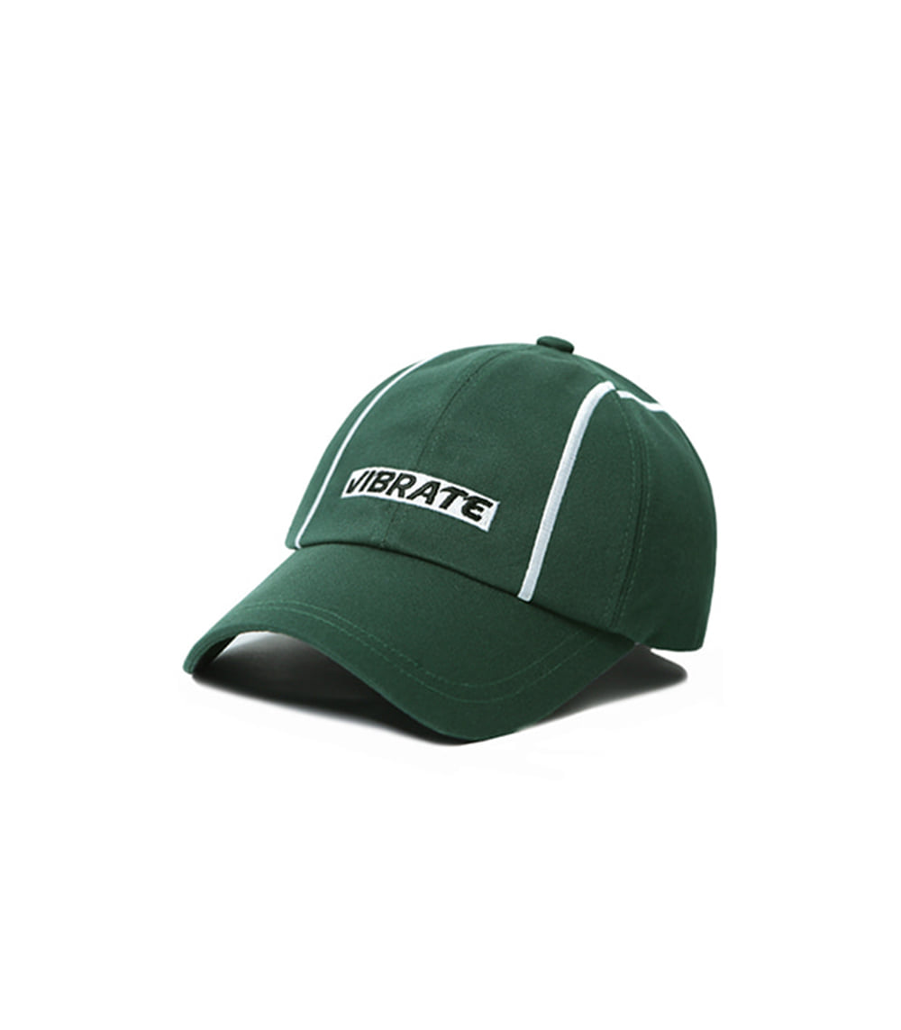 VERTICAL LINE BALL CAP (GREEN)