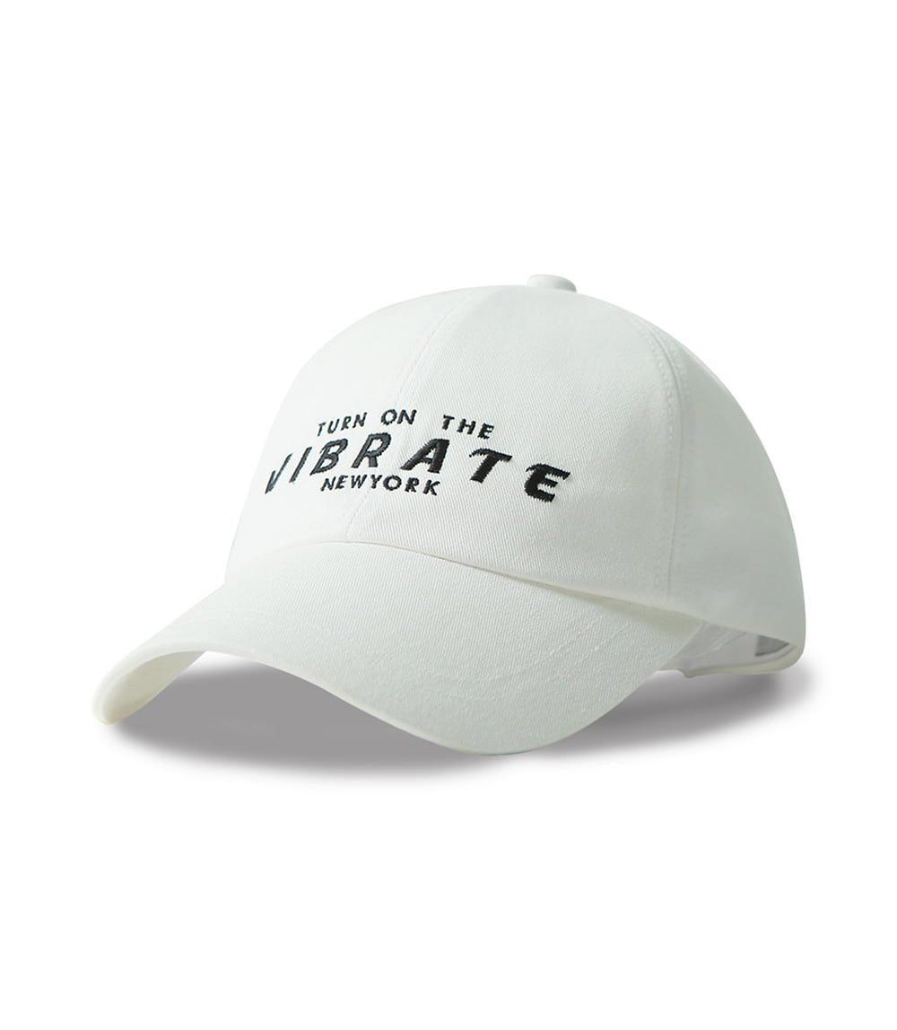 VIBRATE - SPACE BALL CAP (white)