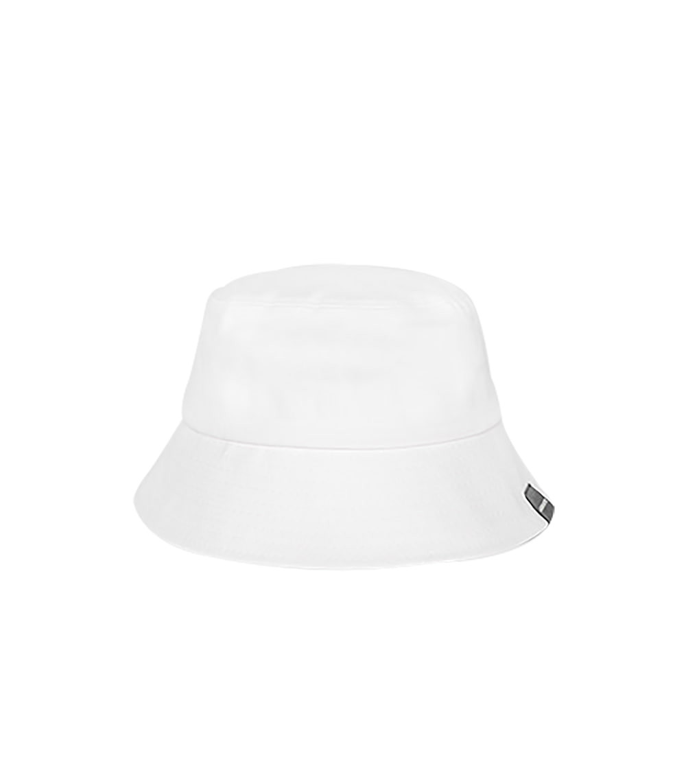 REAL COTTON BUCKET HAT (WHITE)