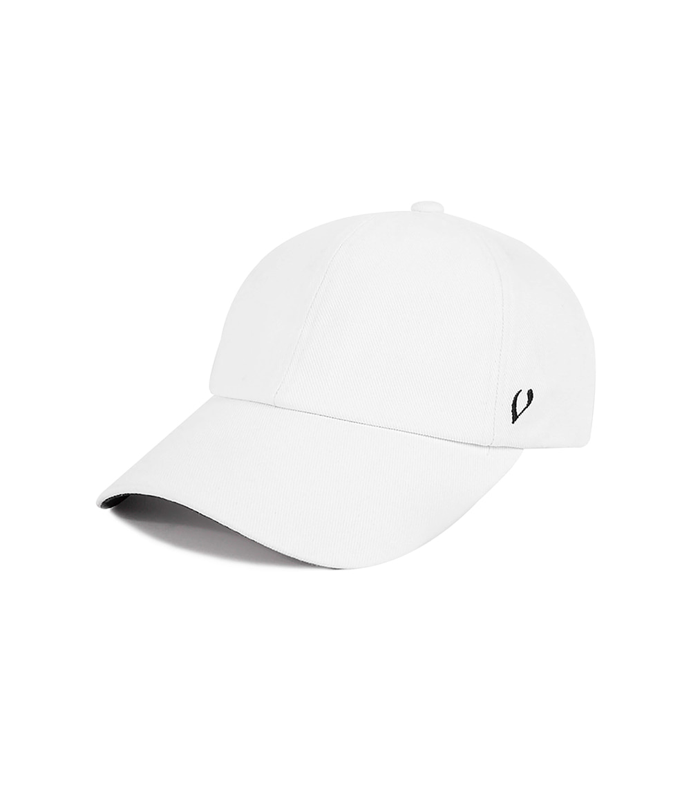 BLACK LINE - DOUBLE SIDE BALL CAP (white)