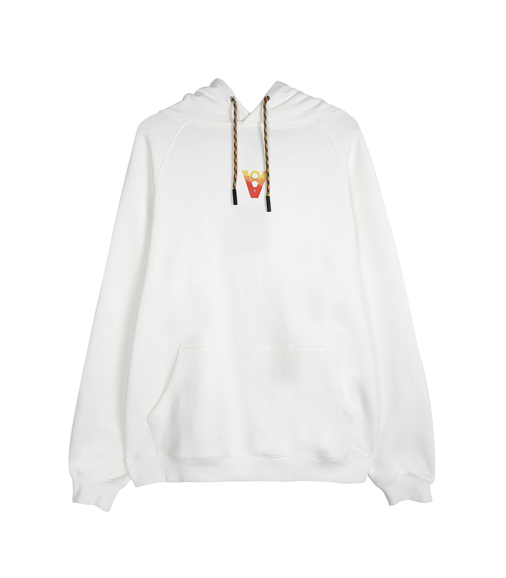 VIBE8IGHT ON BACK HOODIE (WHITE)