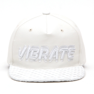 VIBRATE - SIGNATURE NAME (leather white)