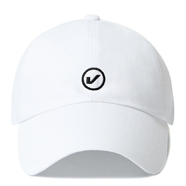VIBRATE - CIRCLE V BALL CAP (white)