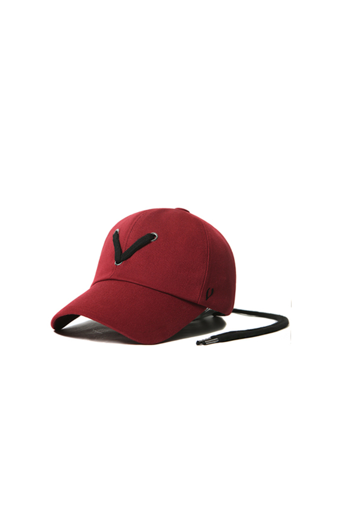 STRING POINT BALL CAP (RED)