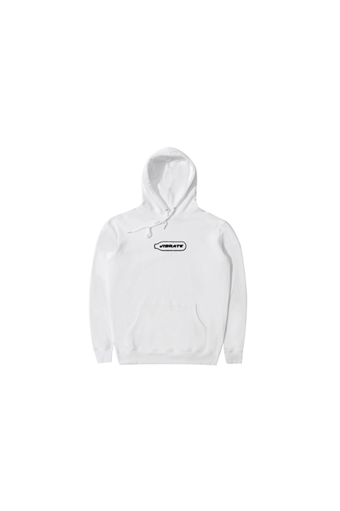 BOTTLE EMBROIDERY HOODIE (WHITE)
