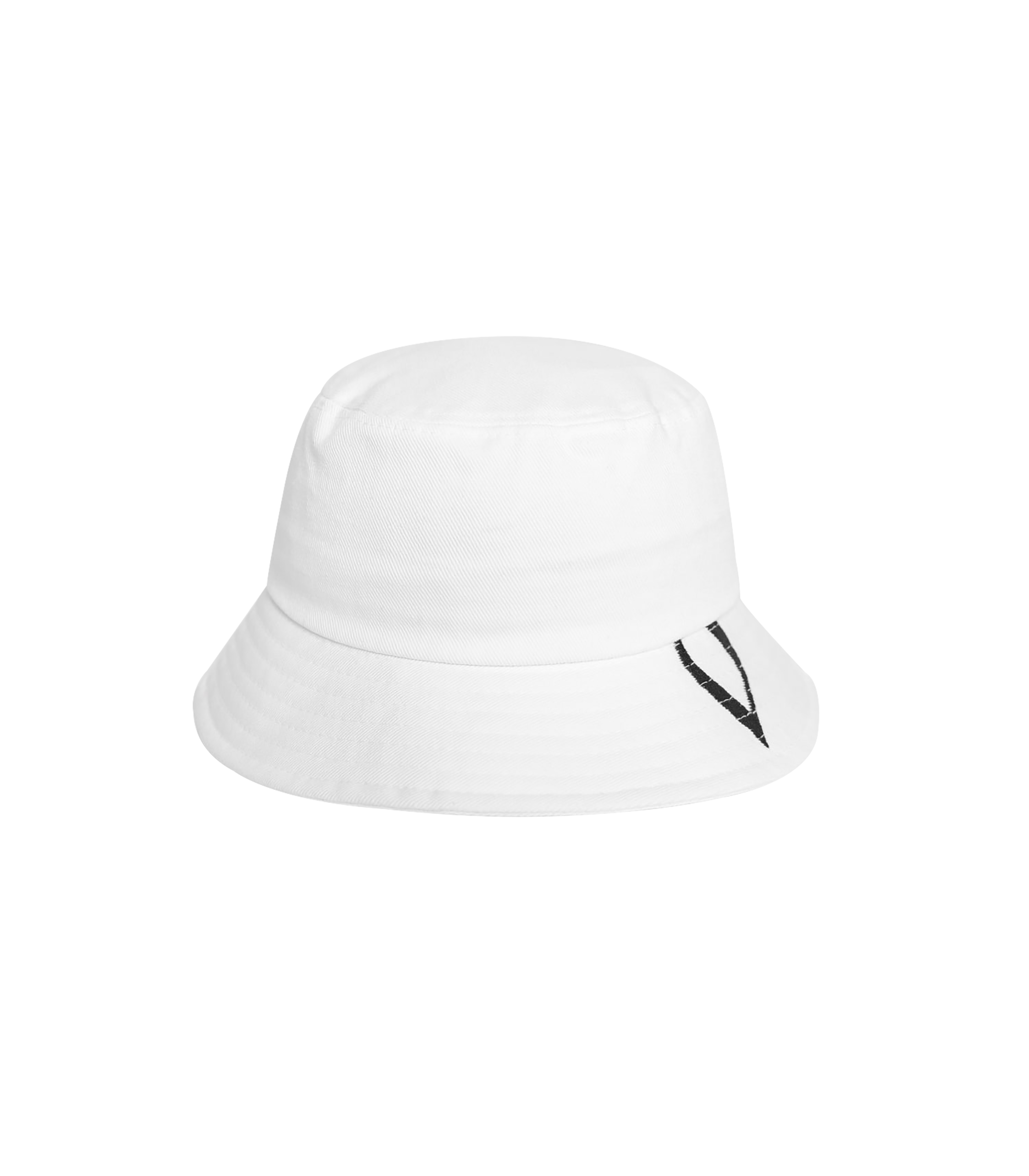 VIBRATEKIDS - HUGE V BUCKET HAT (WHITE)