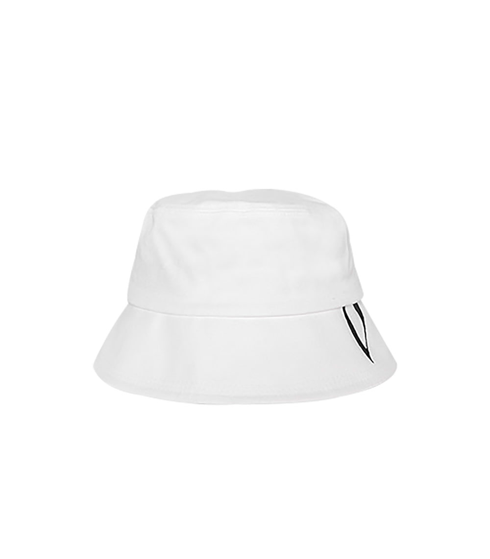 HUGE V BUCKET HAT (WHITE)