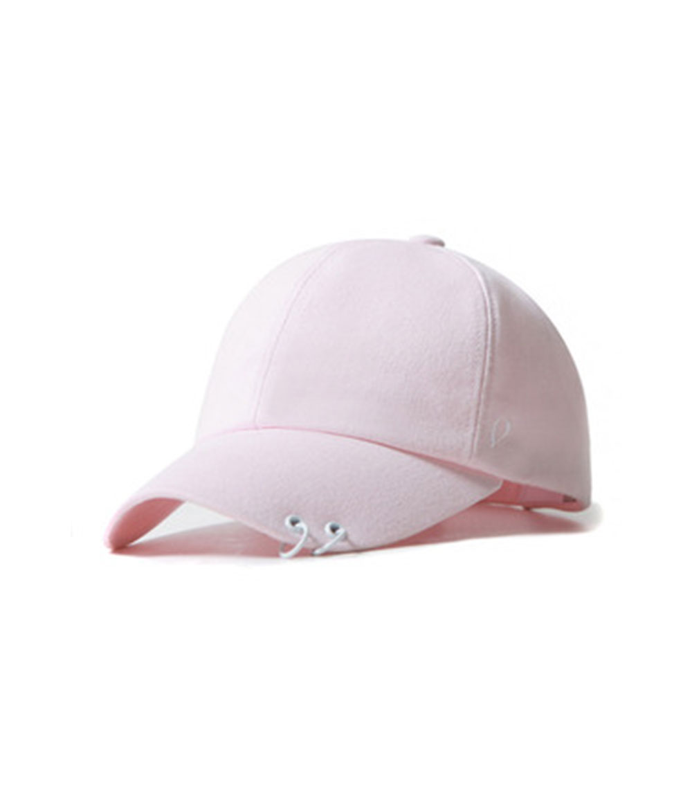 BLACK LINE - WHITE TWIN RING BALL CAP (pink)