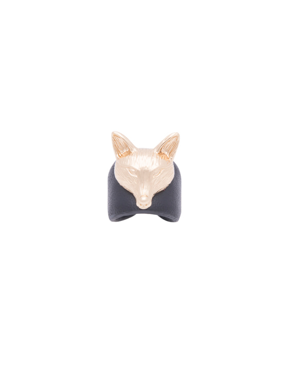 Leather Fox Ring