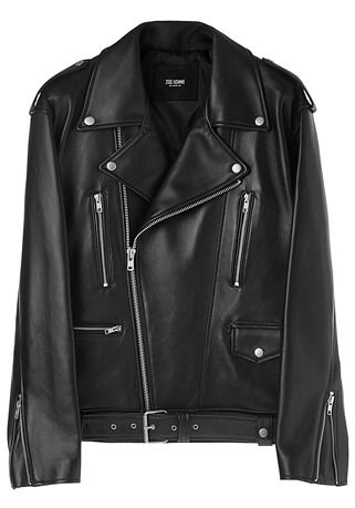 [206 HOMME by JLDCLASSIC]OVER-FIT™ SIDE-ZIPPER BELTED BIKER(LT-200)[B1A4 진영 협찬]