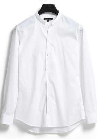 [206 HOMME]2020 S/S NEW COLLECTIONEDGE-COLLAR WHITE SLIM SHIRTS(SH-056)