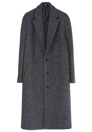OVER-FIT™ BOKASHI 3-BUTTON LONG COAT(최고급 터치감 울100% 원단)(WOOL 100%)(CT-175)(남여공용)