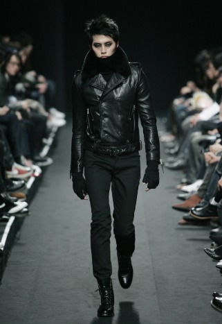 [206 HOMME2009-10 F/W SEOUL COLLECTION&quot;GOTH RIDER&quot;FUR KARA RIDER LEATHERISM[297]