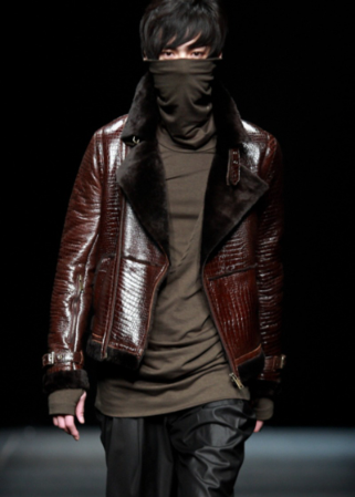 [206 HOMME]2010-11 F/W SEOUL COLLECTION&quot;NIN-JA&quot;MUSTANG™ RED-WINE RIDER JK[1245]