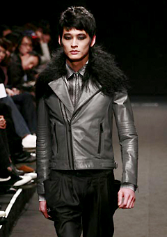 [206 HOMME]　　　　　　　　　　　　　2009-10 F/W SEOUL COLLECTION  　　　　　　　　　　　　&quot;GOTH RIDER&quot;　　　　　　　　　　　　　　　　　　　　　　　　　　DOUBLE ZIPPER RIDER&#039;S JACKET