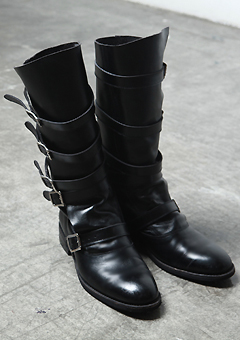 [206 HOMME]2020 S/S NEW COLLECTIONCROME BELTED LONG BOOTS(SS-016)