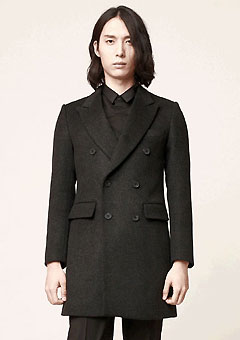 [206 HOMME]　　　　　 　　　　　　　　　　　CASHMERE WOOL DOUBLE COAT