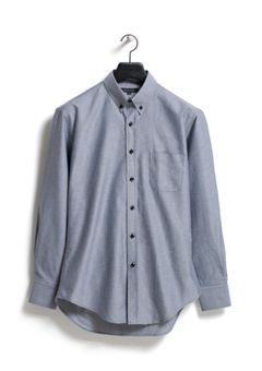 [206 HOMME]2020 S/S NEW COLLECTIONOXFORD BUTTON-DOWN GRAY SHIRTS(SH-040)