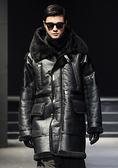 [206 HOMME]&quot;SEOUL COLLECTION&quot;MUSTANG RUNWAY HYBRID HOODED COAT(ITALY MUSTANG-100%)(남성용 + 여성용)(MS-038)