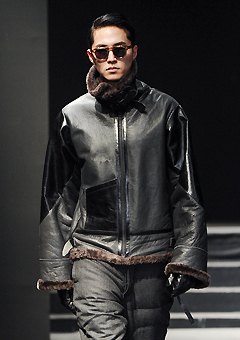 [206 HOMME]2013-14 F/W SEOUL COLLECTION&quot;HYBRID&quot;MUSTANG AVIATOR B-3 HYBRID JACKET