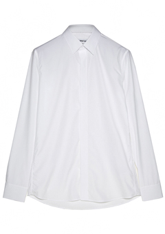 [206 HOMME]2020 S/S NEW COLLECTIONMINIMAL WHITE HIDDEN SHIRTS(SH-083)