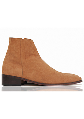 [206 HOMME]2020 S/S NEW COLLECTION2015-16 F/W NEW COLLECTIONRUNWAY BEIGE SUEDE ANKLE BOOTS(SS-052)
