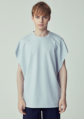 [206 HOMME]2019 S/S  NEW  COLLECTIONOVER-FIT™ ESSENTIAL SKY-BLUE TANK(UNISEX)(TH-002SB)▶{당일배송 + 쇼룸 바로구매 가능}◀(오후4시전 입금확인시 당일출고가능)