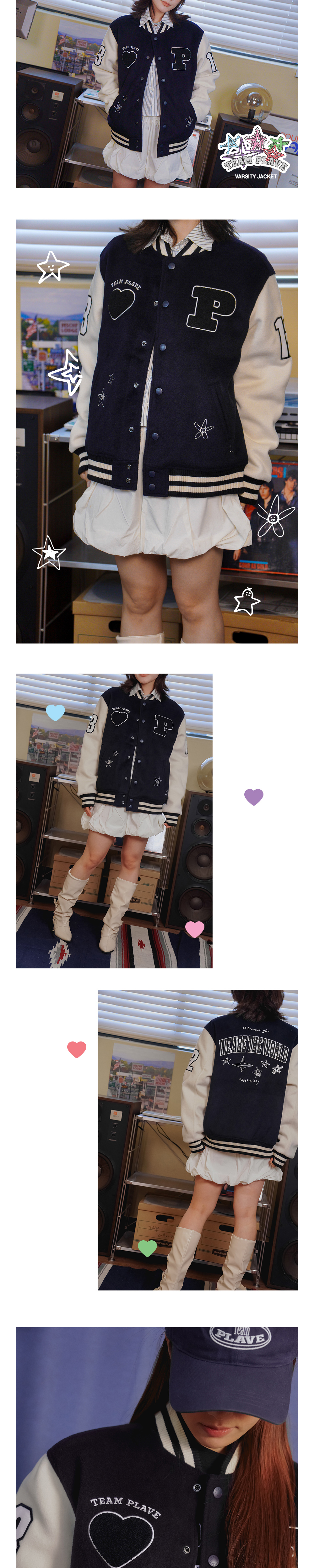 TEAM PLAVE VARSITY JACKET - VLAST SHOP
