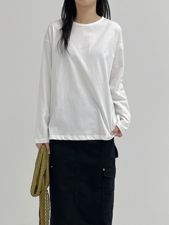 [기획] 데일리 루즈핏 긴팔 티셔츠 (8C)