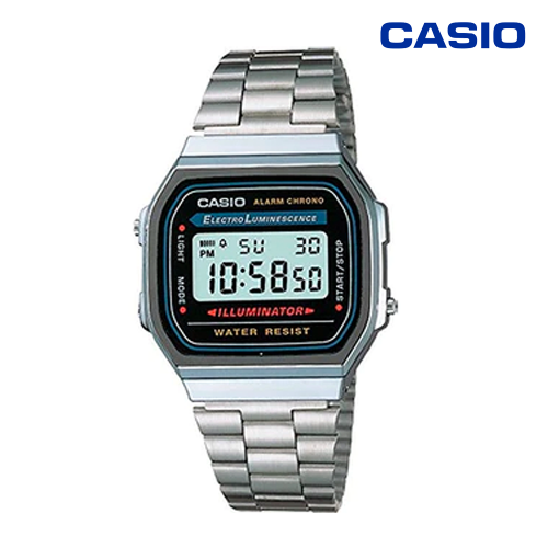 [카시오 CASIO] A168WA-1WDF (38mmX33.5mm) 빈티지 패션 메탈 디지털 손목시계
