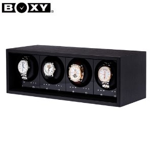 [BOXY 박시 워치와인더] SAFE ECO-04 (BK) (4구시계보관함)