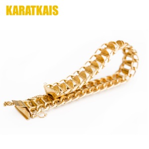 NE1040 14K gold snake-style bracelet