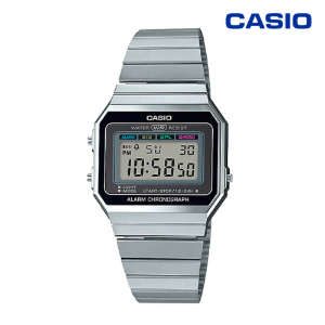 [카시오 CASIO] A700W-1ADF (37.4×35.5mm) 빈티지 수퍼슬림 메탈 디지털 손목시계