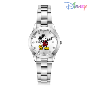[Disney 디즈니시계] D11528DW 심플 메탈 디즈니 여성 손목시계 28mm