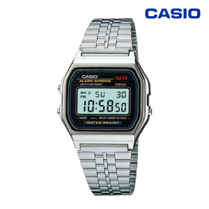 [카시오 CASIO]  A159WA-N1DF (36.8×33.2×8.2mm) 빈티지 패션 메탈 디지털 손목시계