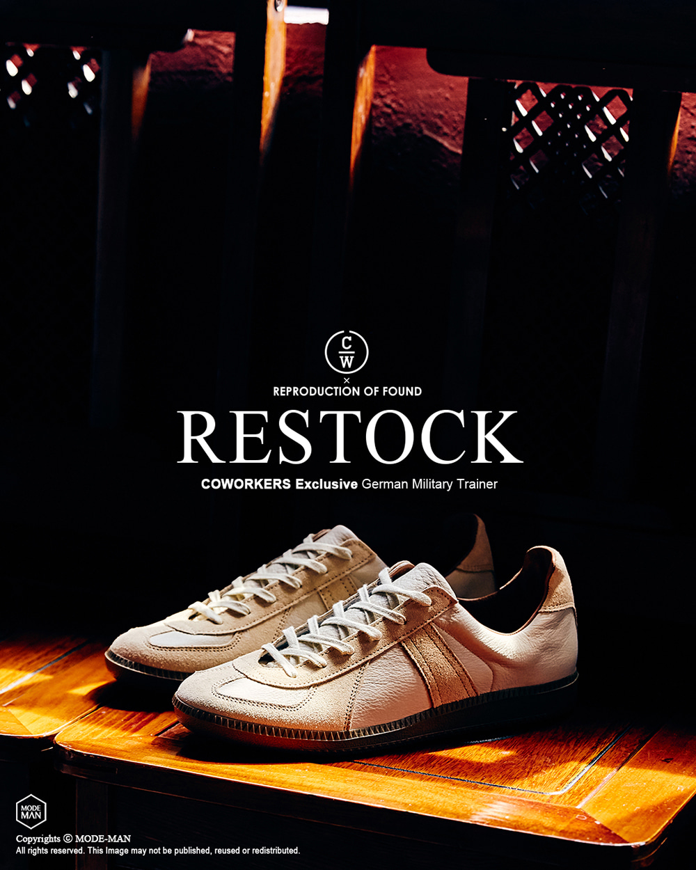 [ROF×COWORKERS] GERMAN MILITARY TRAINER SHOES RESTOCK
