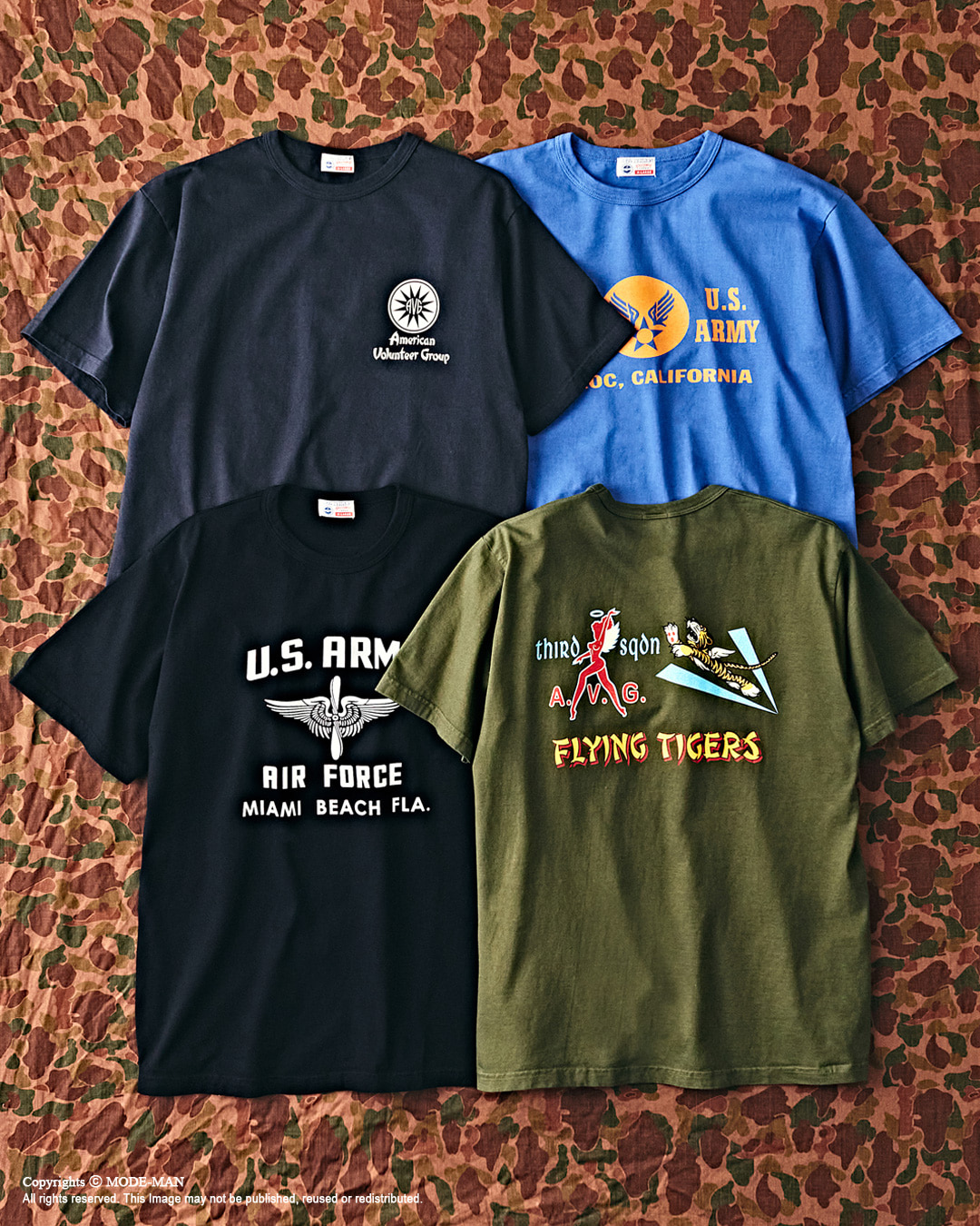 [BUZZ RICKSON'S] MILITARY GRAPHIC S/S T-SHIRTS