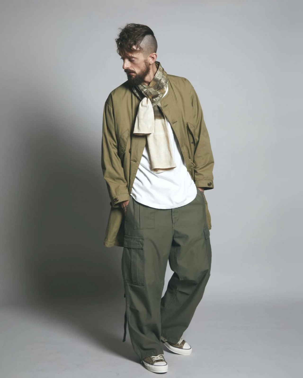 [NIGEL CABOURN] US ARMY CARGO PANTS (M-51&M-43)