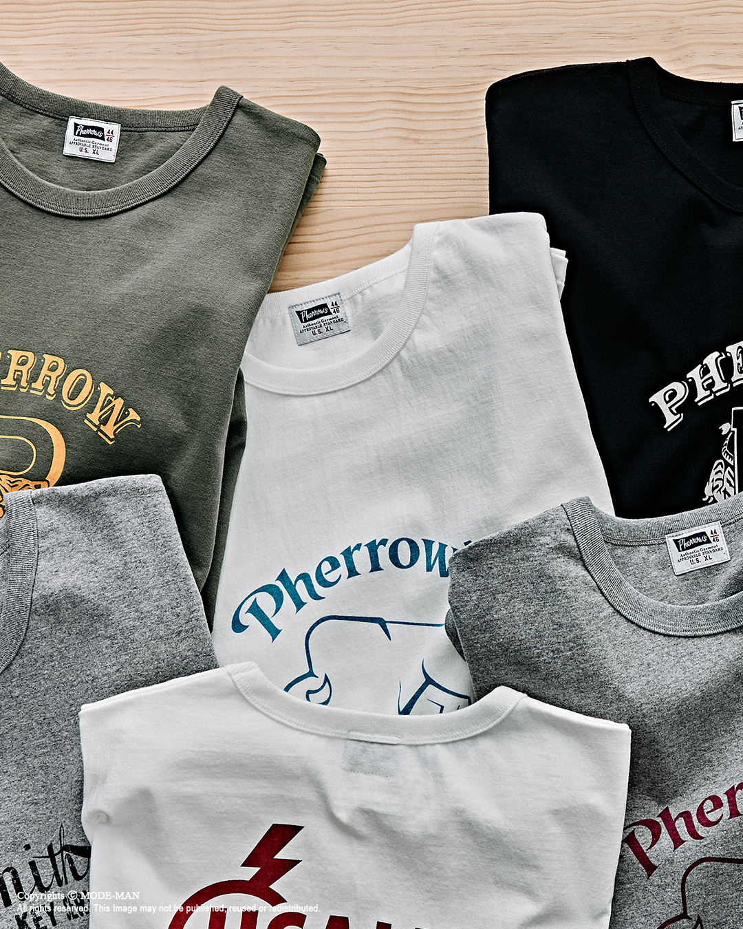 [PHERROW'S] Printed T-shirts