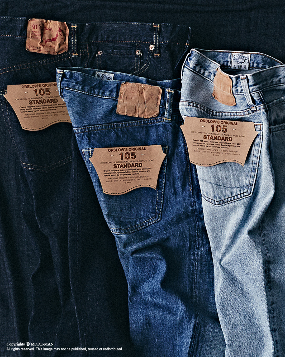 [ORSLOW] 105 2YEARS WASH DENIM RESTOCK & NEW ARRIVALS ITEMS