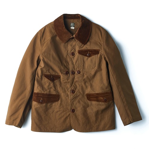 SUGAR CANE & CO. SC14998 D.Brown 13oz Duck Hunting Jacket