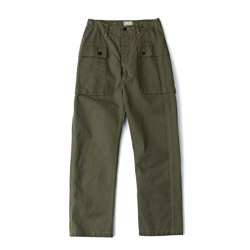 BUZZ RICKSON'S BR42340 Olive U.S.Marine Corps Herringbone Pants