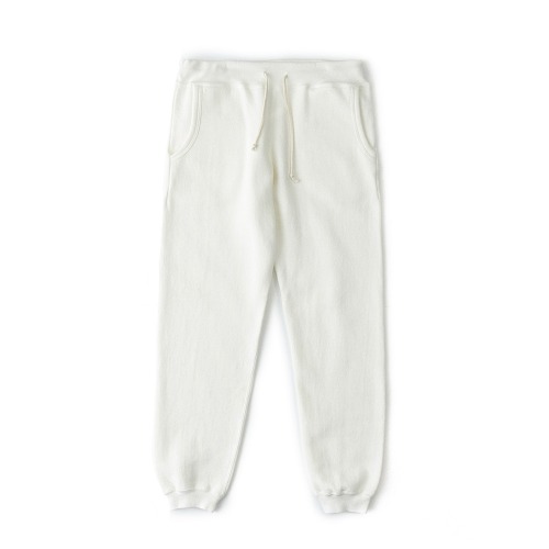 DUBBLE WORKS 86006 O.White Loopwheel Sweat Pants