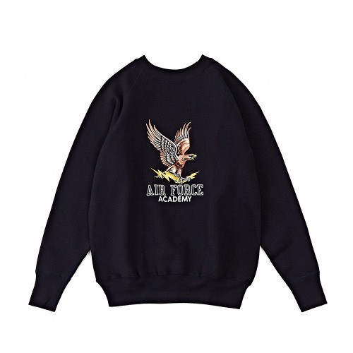 WAREHOUSE Lot 409 Navy Air Force Raglan Crewneck