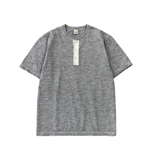 BUZZ RICKSON'S BR79192 H.Grey Slub Yarn S/S Henley